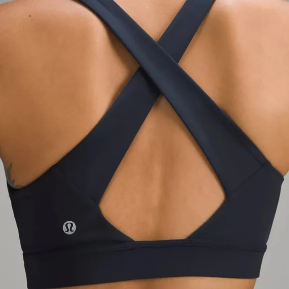 Lululemon Envital Bra Navy Cross-Back Sports Bra