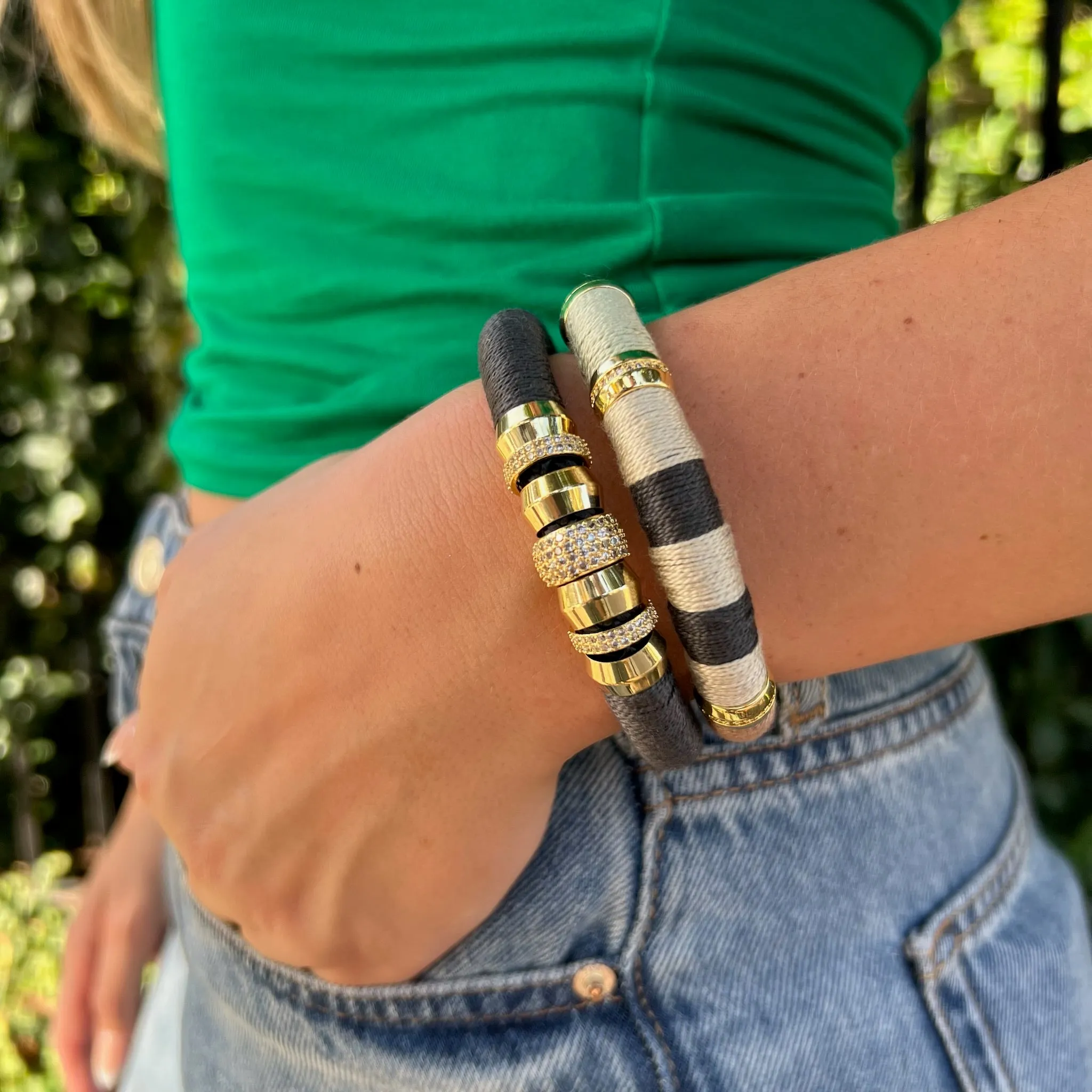 Luxe Classic Bracelet Pewter