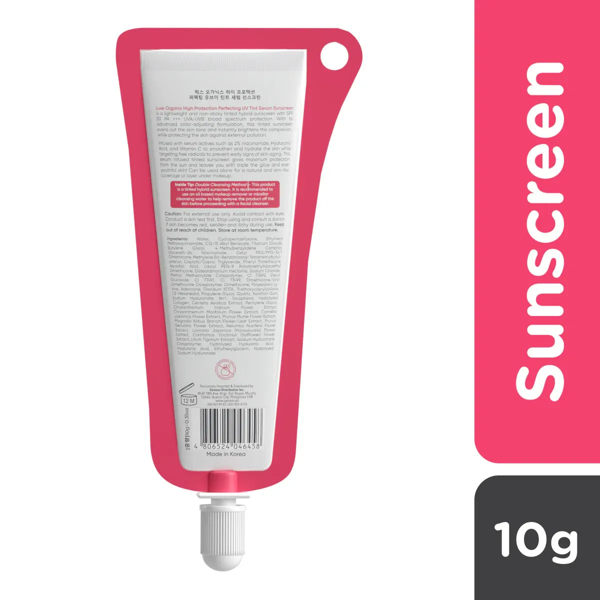 Luxe Organix High Protection Perfecting UV Tint Serum Sunscreen SPF 50 PA     10g