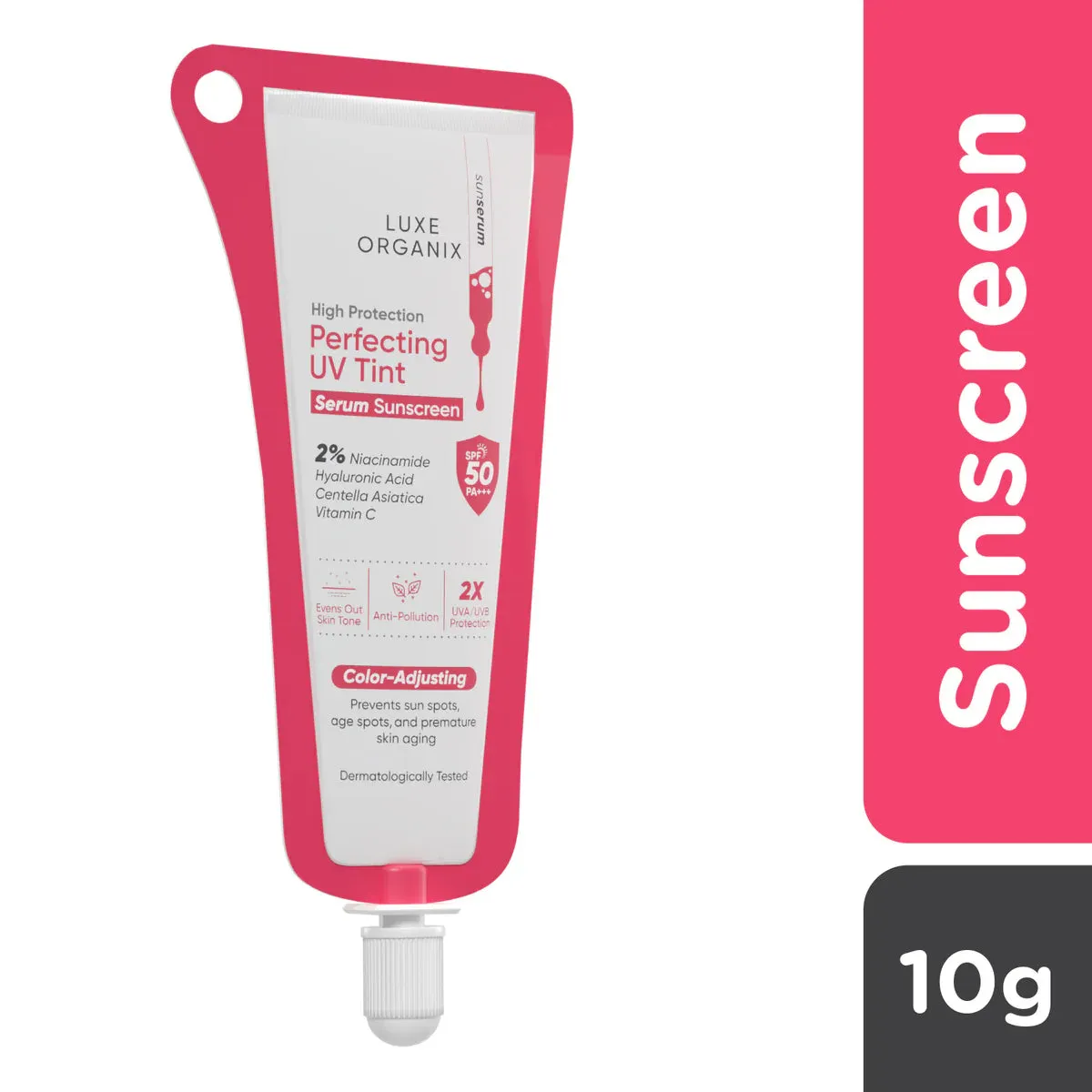 Luxe Organix High Protection Perfecting UV Tint Serum Sunscreen SPF 50 PA     10g