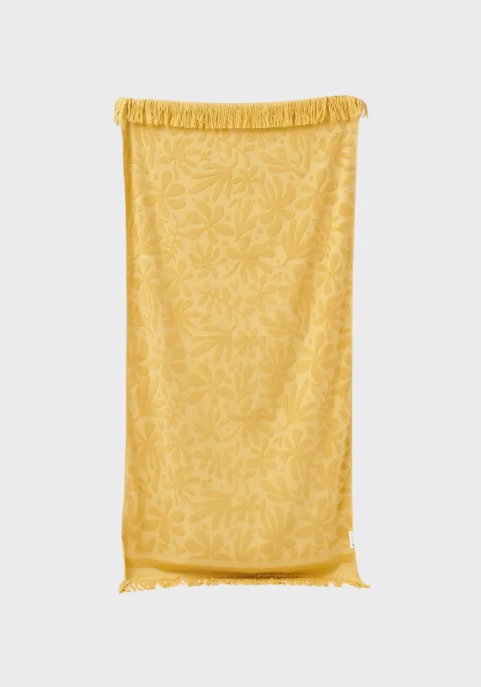Luxe Towel Mango Bay Golden Mustard