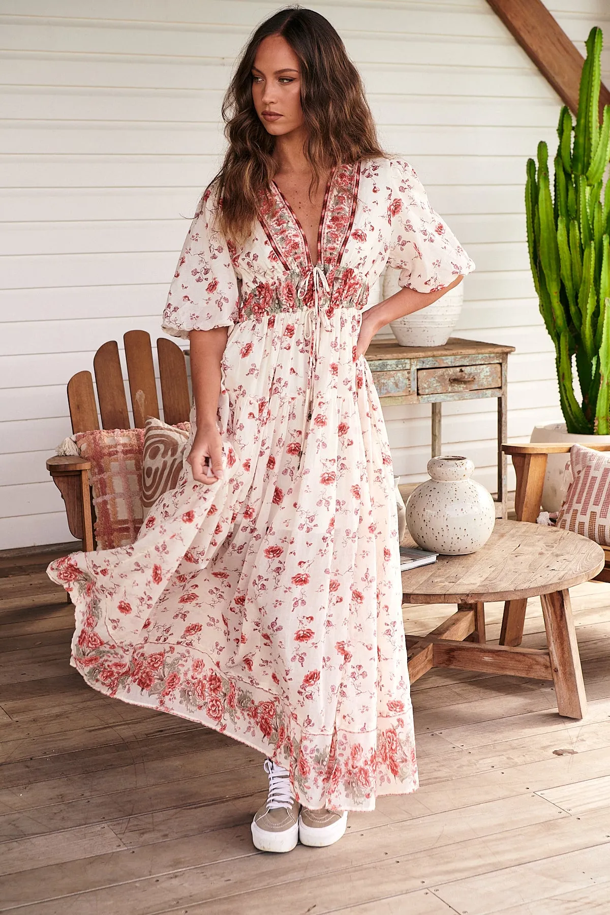 Lysette Maxi- Tea Combo ~ Free People