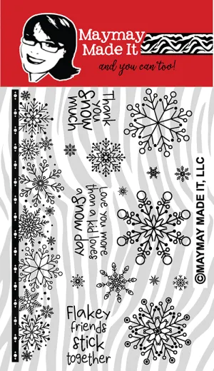 Maymay's Snow Day 4x6 Stamp Set {C607}
