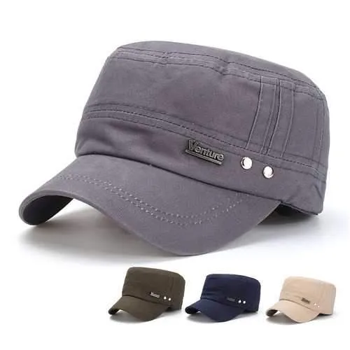 Men Plain Snapback Flat Baseball Cap Adjustable Outdoor Sport Hip-Hop Hat
