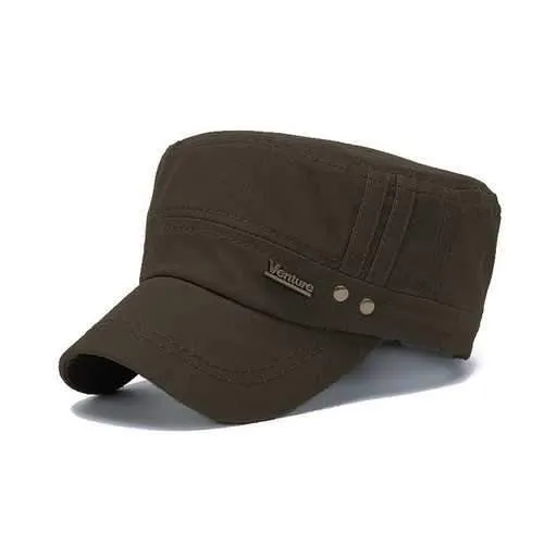 Men Plain Snapback Flat Baseball Cap Adjustable Outdoor Sport Hip-Hop Hat
