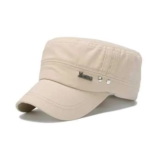 Men Plain Snapback Flat Baseball Cap Adjustable Outdoor Sport Hip-Hop Hat