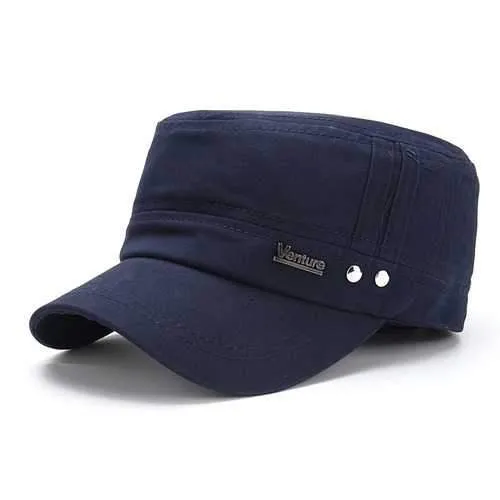 Men Plain Snapback Flat Baseball Cap Adjustable Outdoor Sport Hip-Hop Hat
