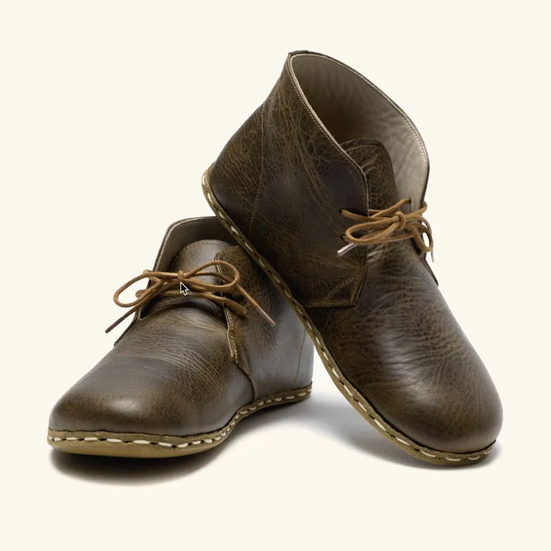 Men's Barefoot Chukka Boots for Grounding & Earthing