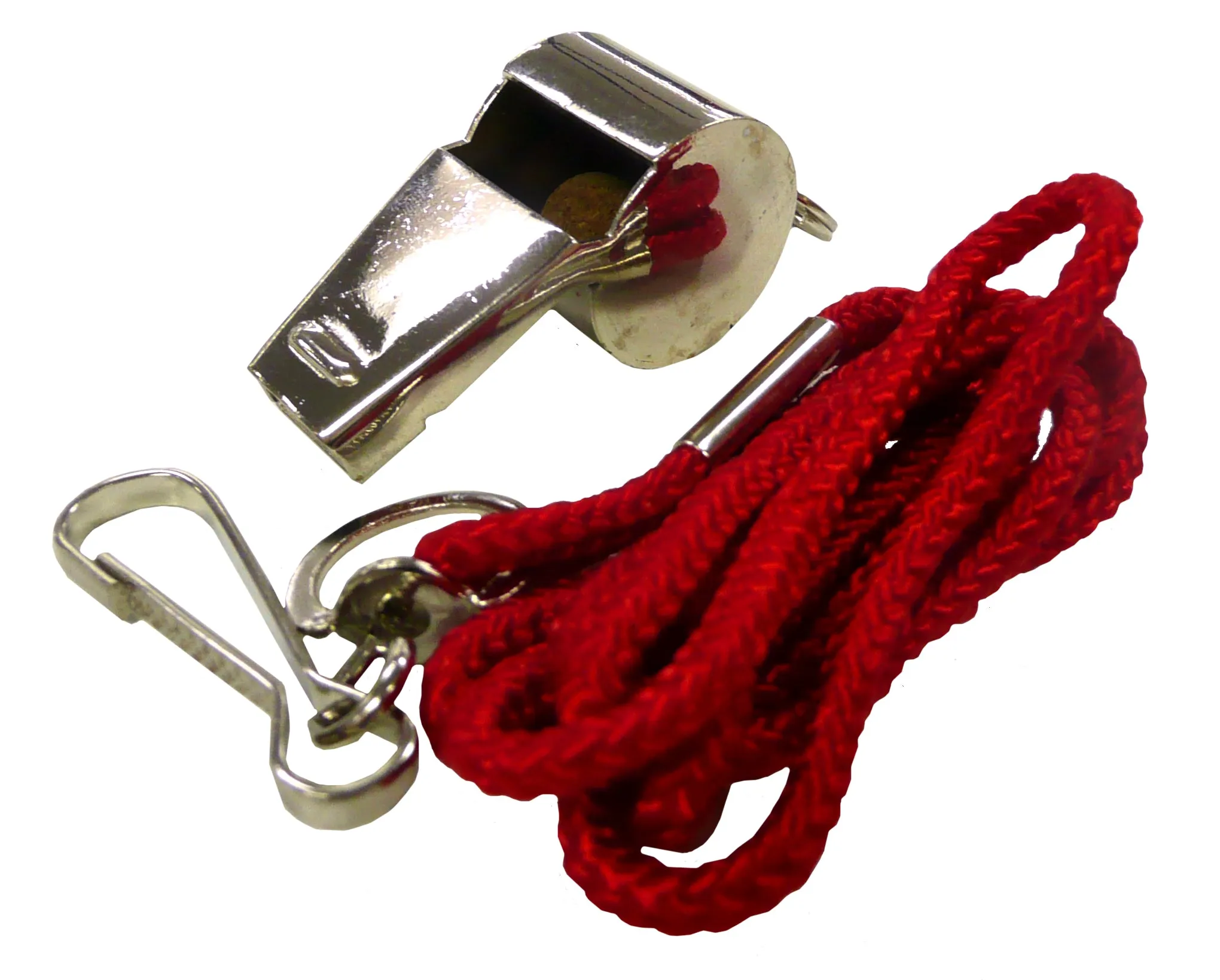 Metal Whistle with Lanyard