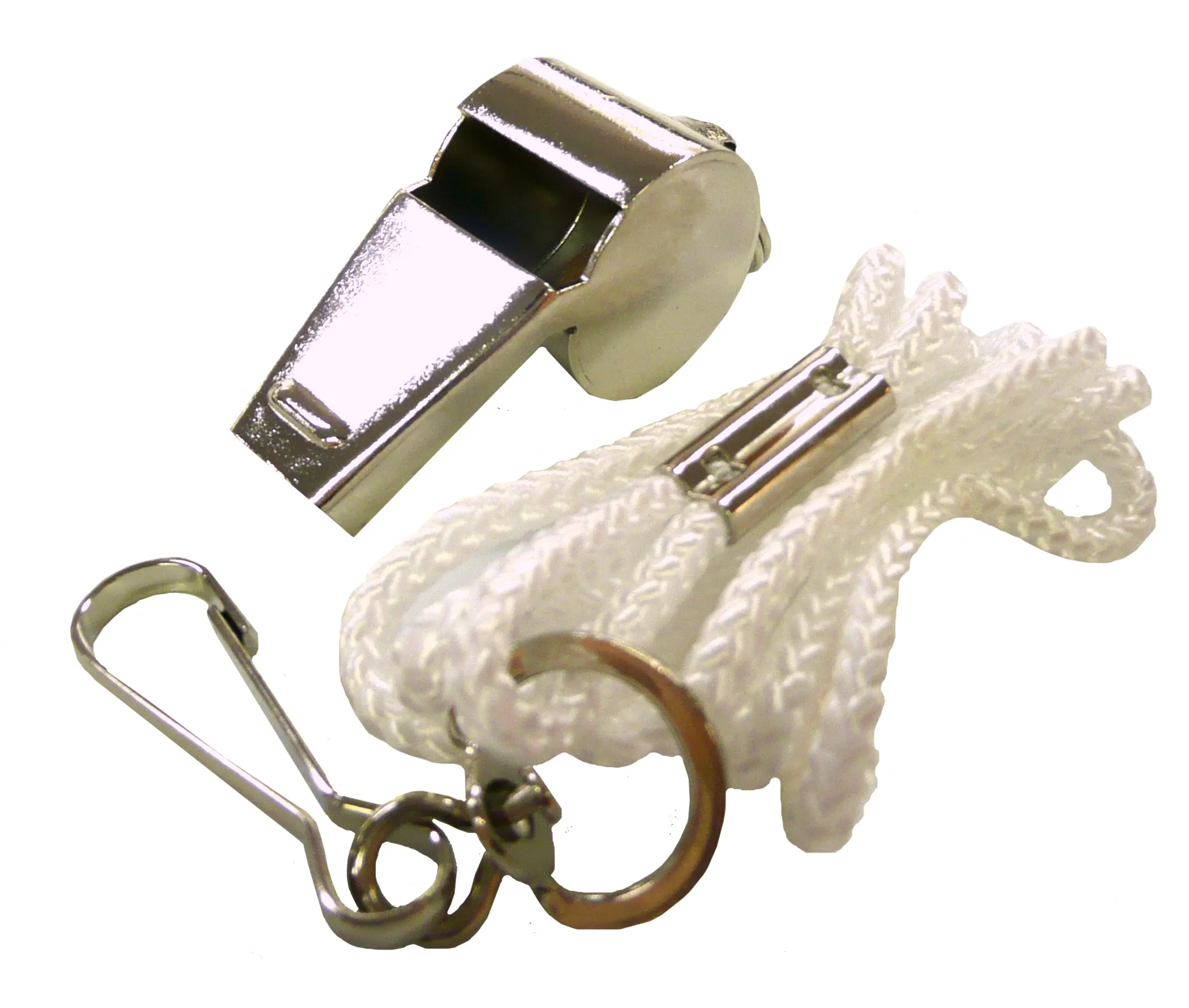 Metal Whistle with Lanyard