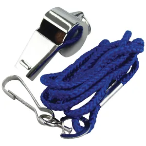 Metal Whistle with Lanyard