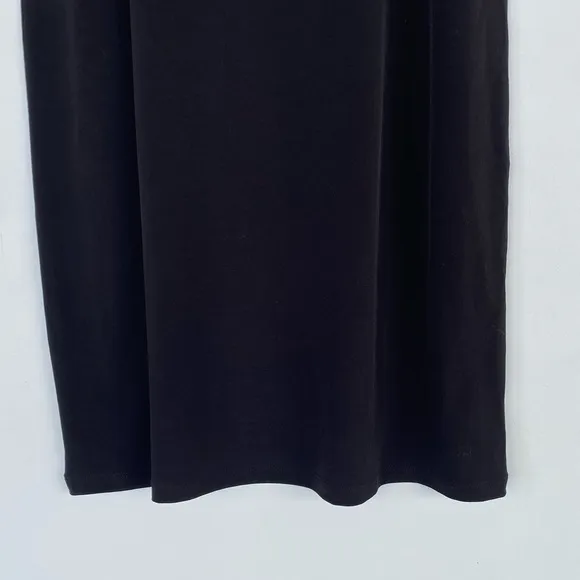 MICHAEL MICHAEL KORS Little Black Dress gold accents Womens size M