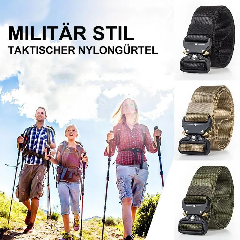 Militär Gürtel mit Metallschnalle