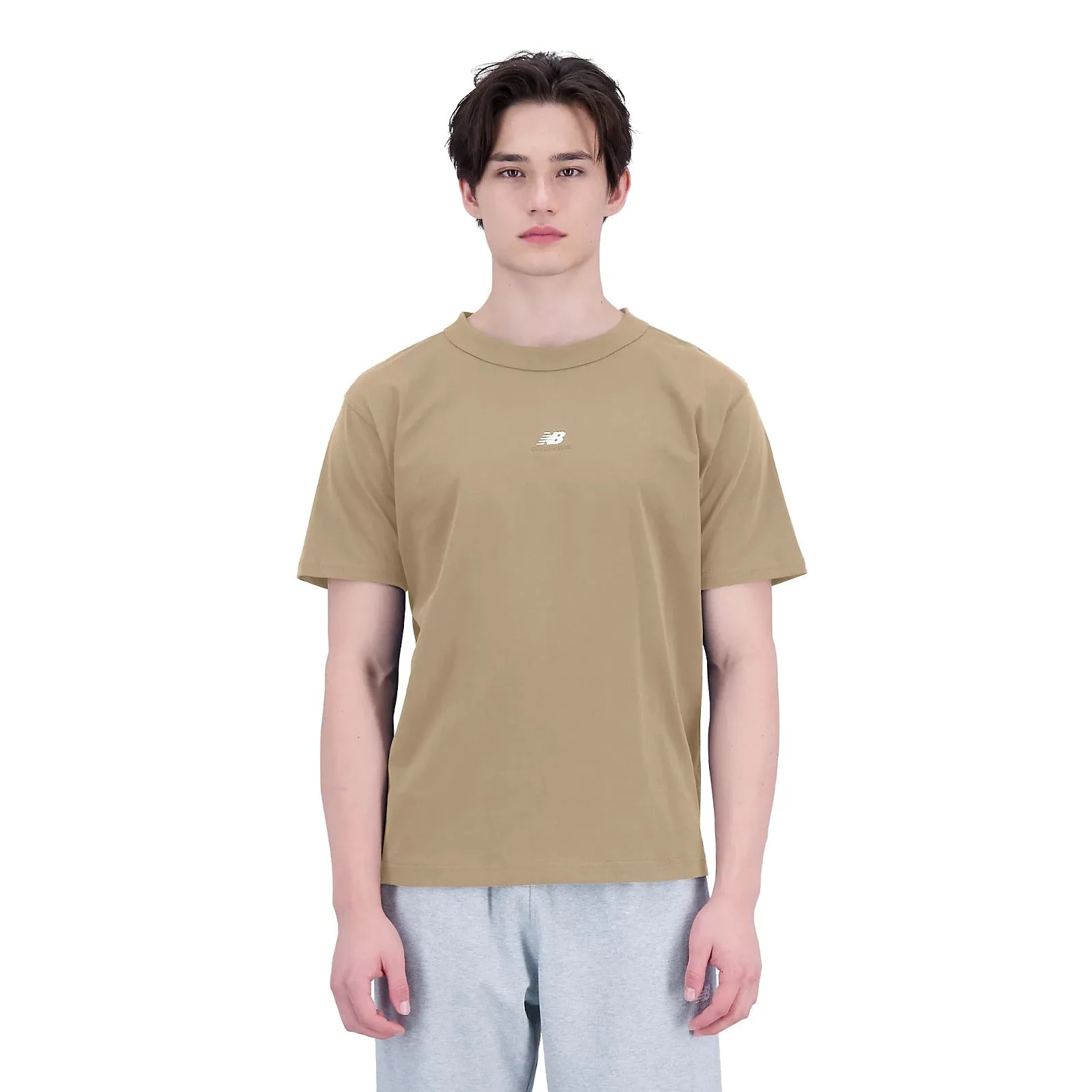 New Balance Men Sport Essentials Premium Cotton T-Shirt Incense MT31504-INC