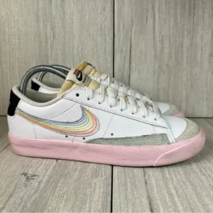 Nike Blazer Low 77 Vintage Be True LGBTQ Pride Sneakers Womens Size 8.5 Mens 6.5