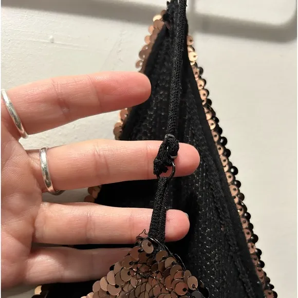 NWOT Free People Seeing Double Sequin Slip Dress - medium