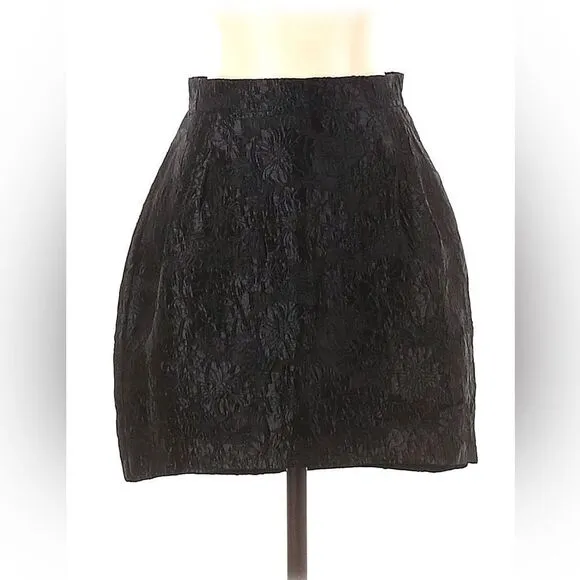 NWT &amp; Other Stories Jacquard Pelmet Mini Skirt in Black