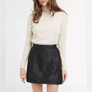 NWT &amp; Other Stories Jacquard Pelmet Mini Skirt in Black