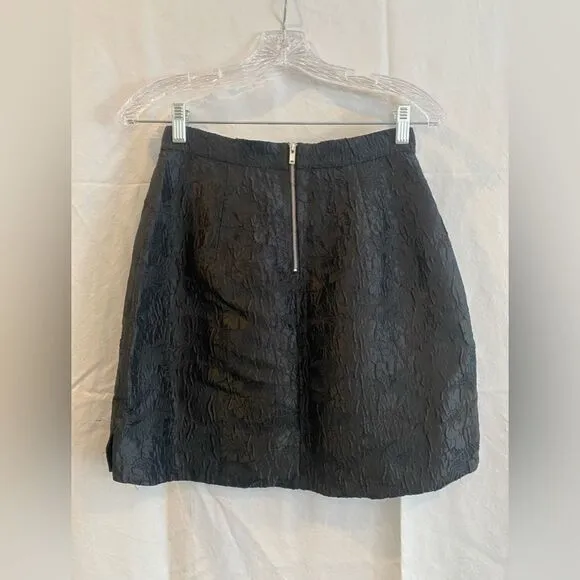 NWT &amp; Other Stories Jacquard Pelmet Mini Skirt in Black