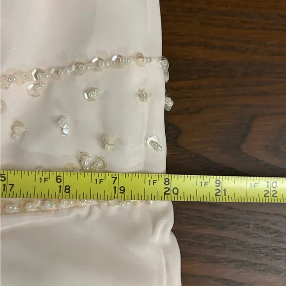 NWT Blush Dress with Embellished Detail with sheer jacket size 16W