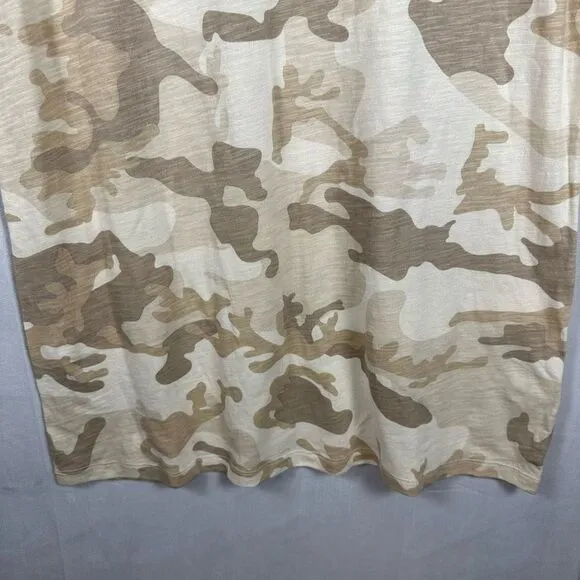 NWT Sanctuary Easy Way Sand Dune Neutral Camo Camouflage Sleeveless Tank Dress L
