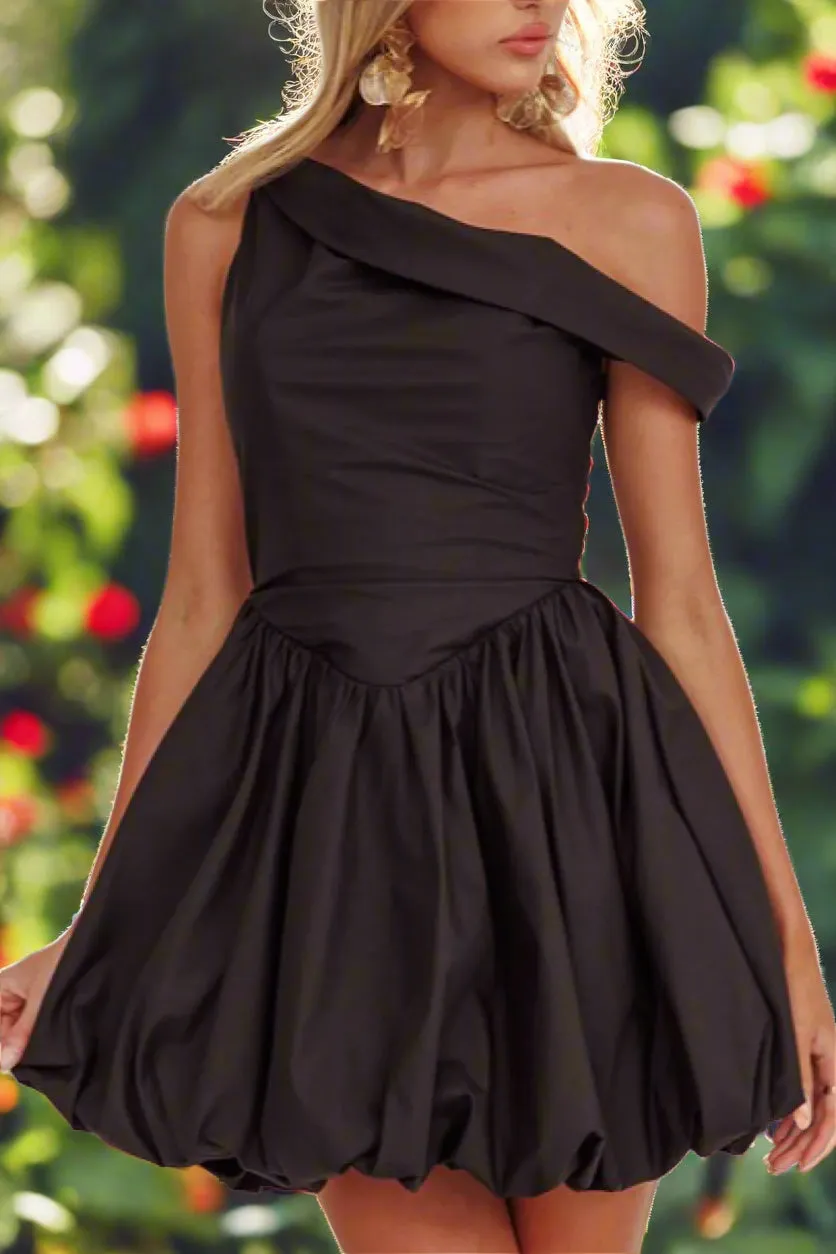 One Shoulder Mini Dress