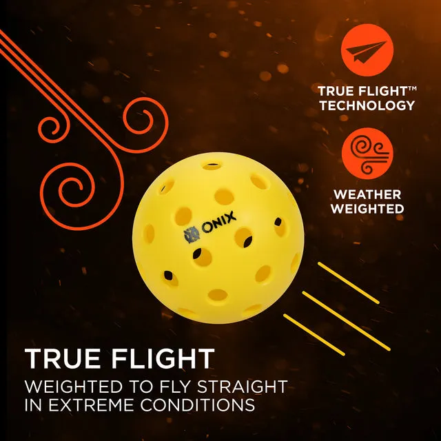Onix Pure 2 Outdoor Pickleball Balls [Yellow]