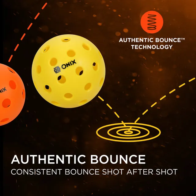 Onix Pure 2 Outdoor Pickleball Balls [Yellow]