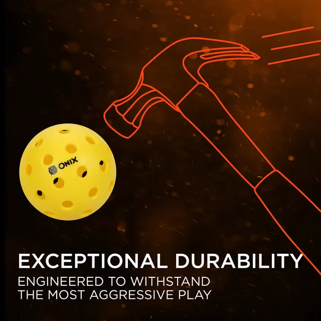 Onix Pure 2 Outdoor Pickleball Balls [Yellow]