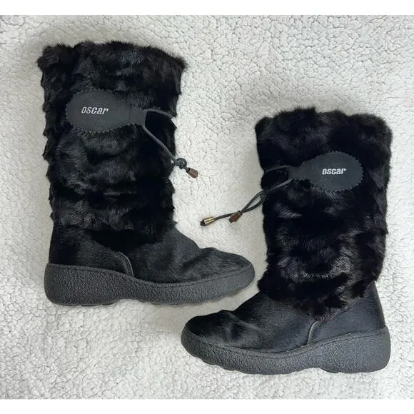 Oscar Sport Real Fur Boots Womens - Size 36/6