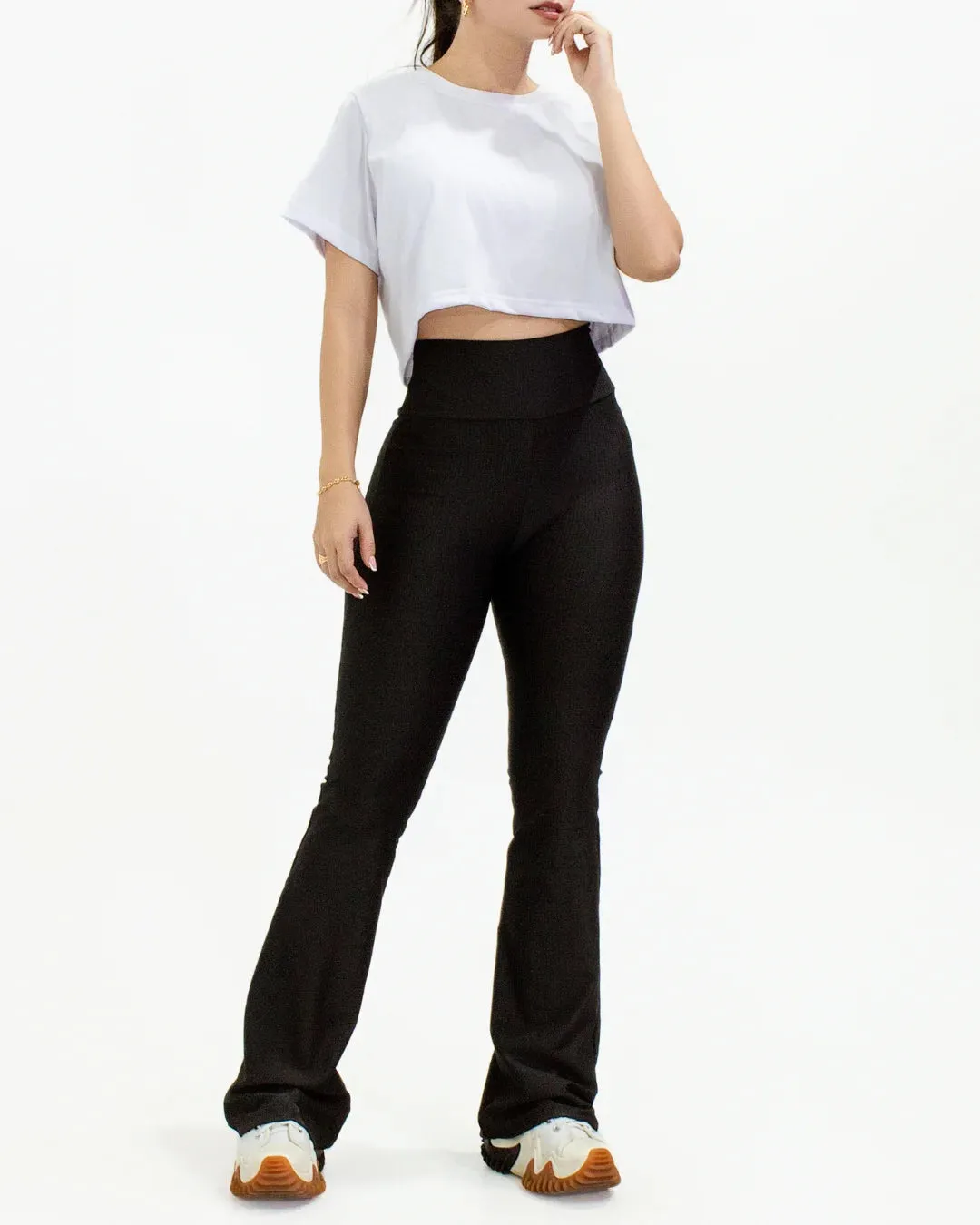 Pantalon Campana Tela Gruesa