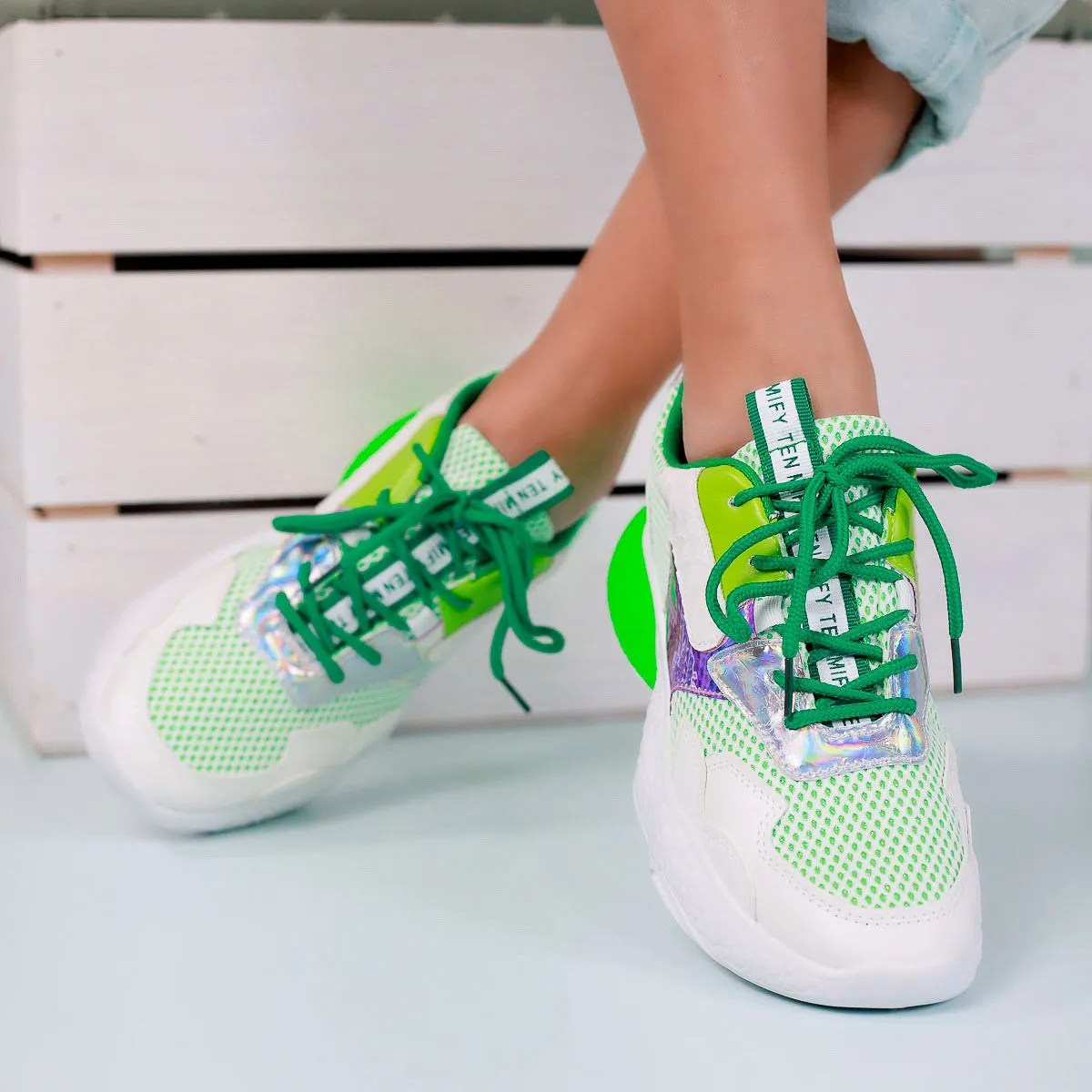 Pantofi sport Angel - Green