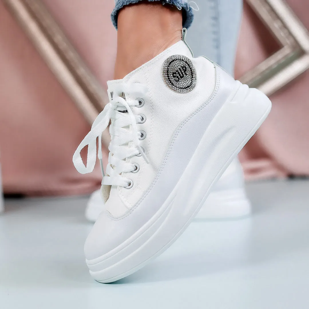 Pantofi sport Ashanti - White