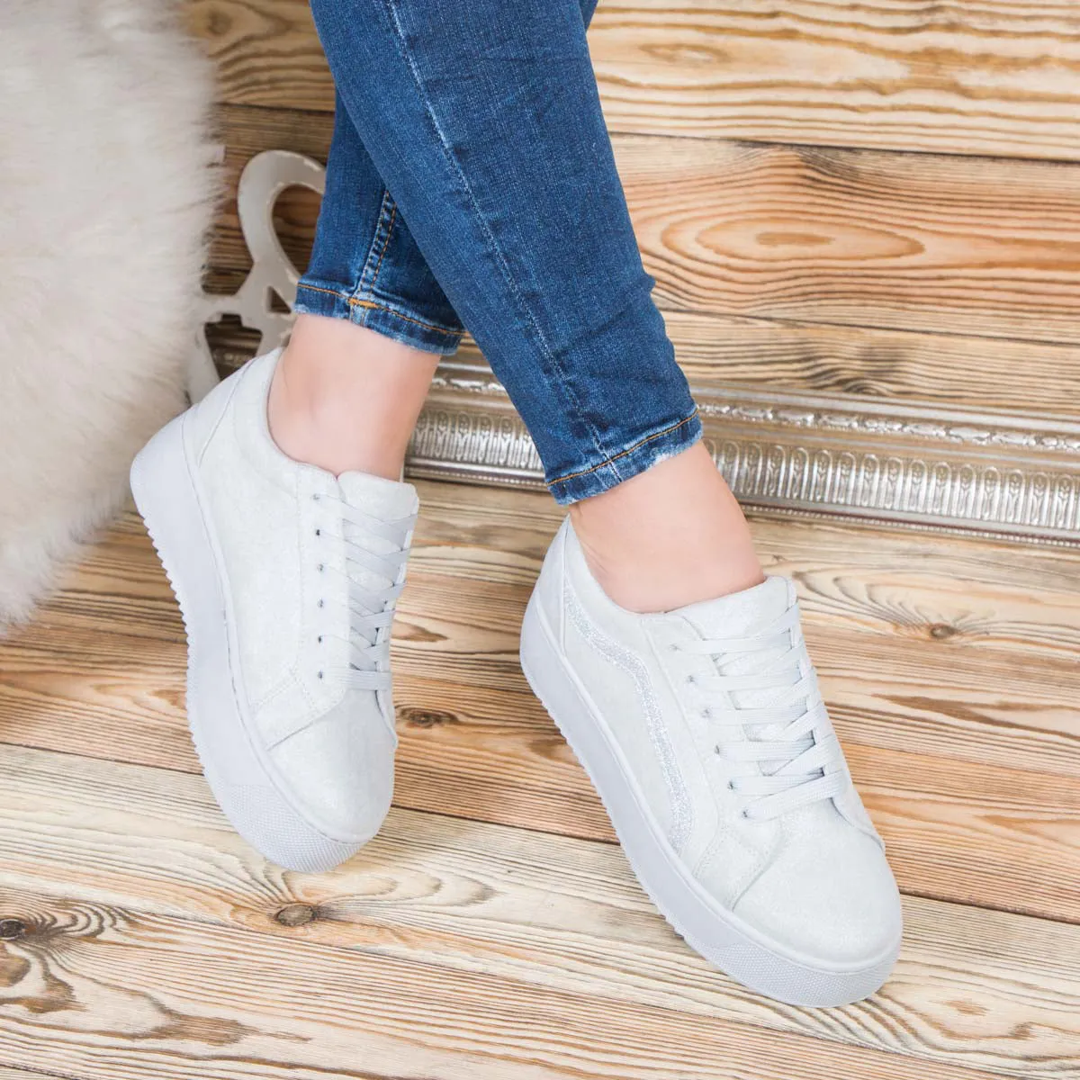 Pantofi sport Charlot gri