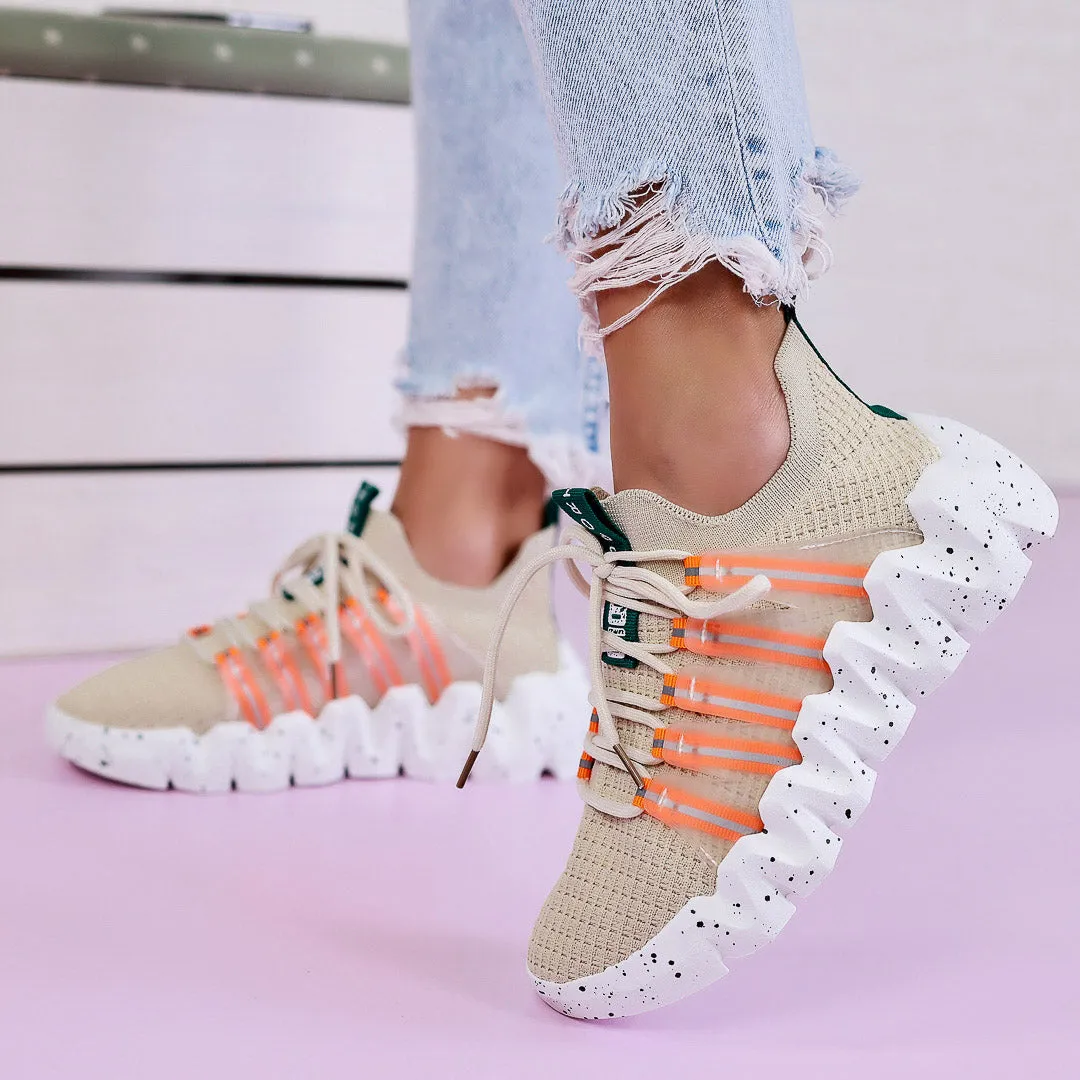 Pantofi sport Elmina - Beige