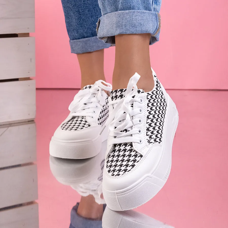 Pantofi sport Fernanda - White/Black