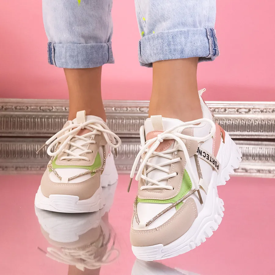 Pantofi sport Hilary - Khaki