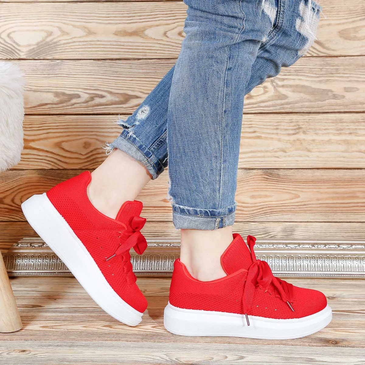 Pantofi sport Ina rosii