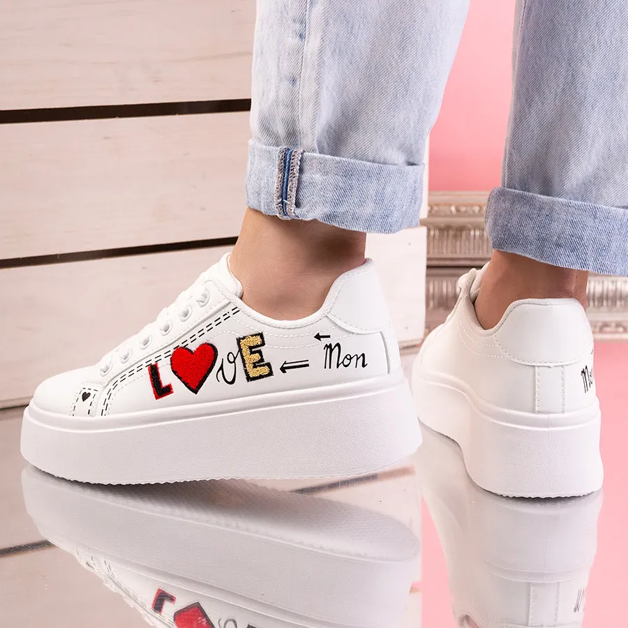 Pantofi sport Melody - White