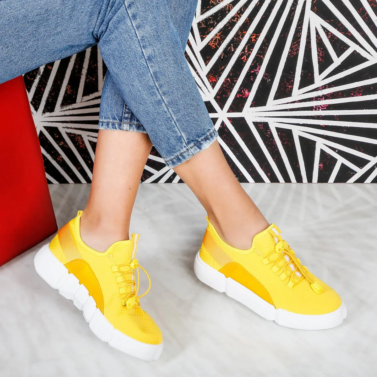 Pantofi sport Nicky - Yellow