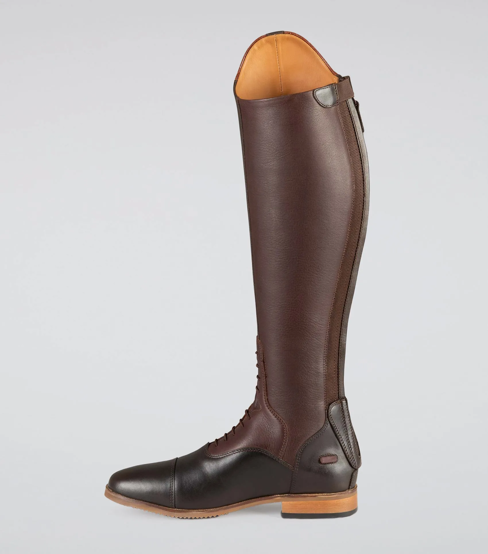 Passaggio Ladies Leather Field Tall Riding Boots Brown (Regular Calf)