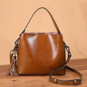 Petit Sac Bandoulière Cuir Marron - Enzo