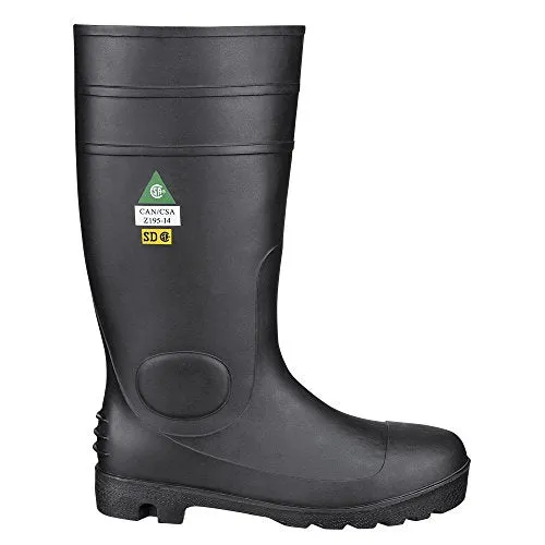 Pioneer V4710270 Heavy-Duty Steel Toe PVC Work Boot, CSA Class 1