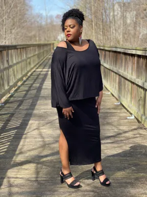 Play It Simple Midi Dress Set