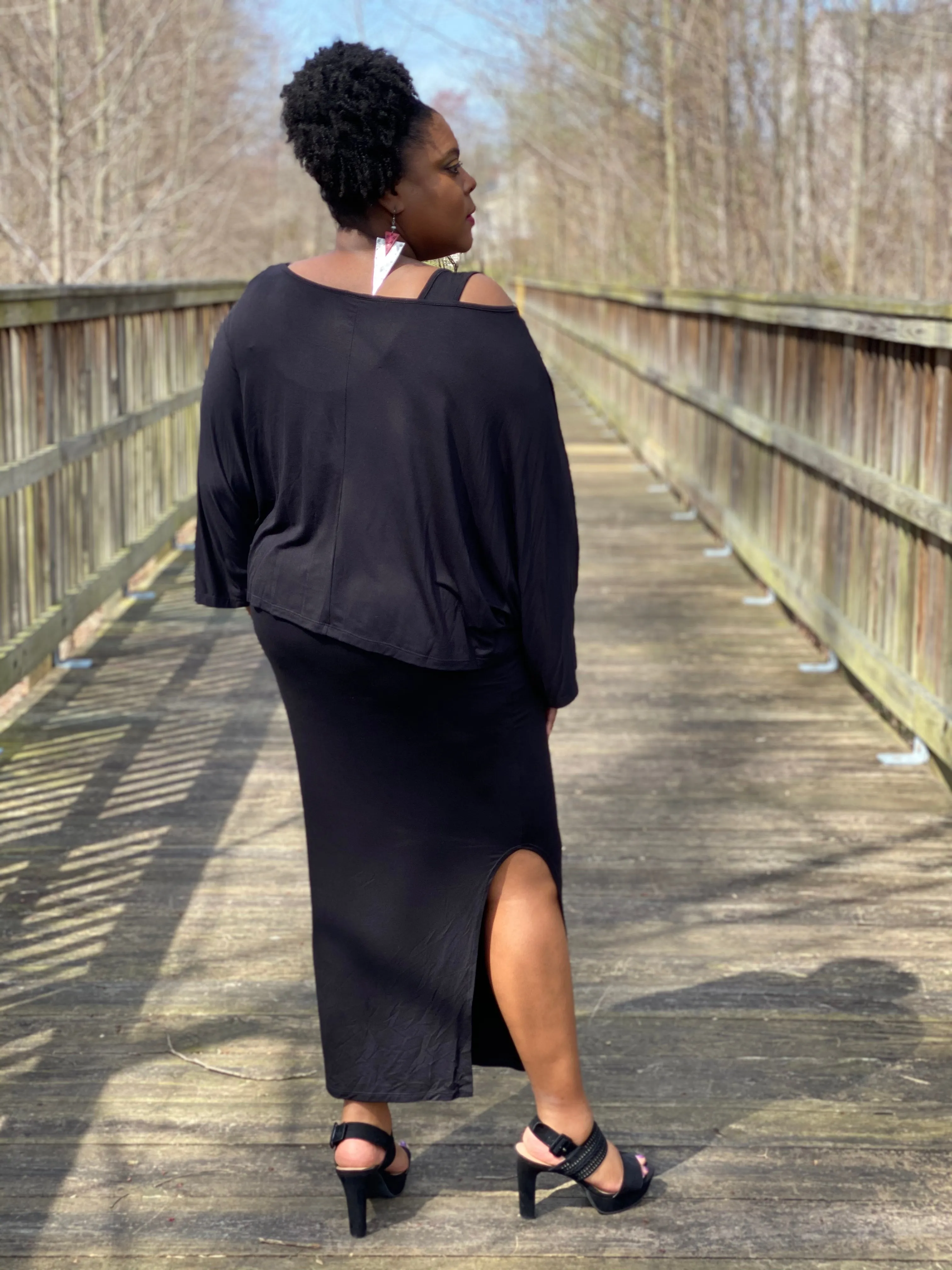 Play It Simple Midi Dress Set