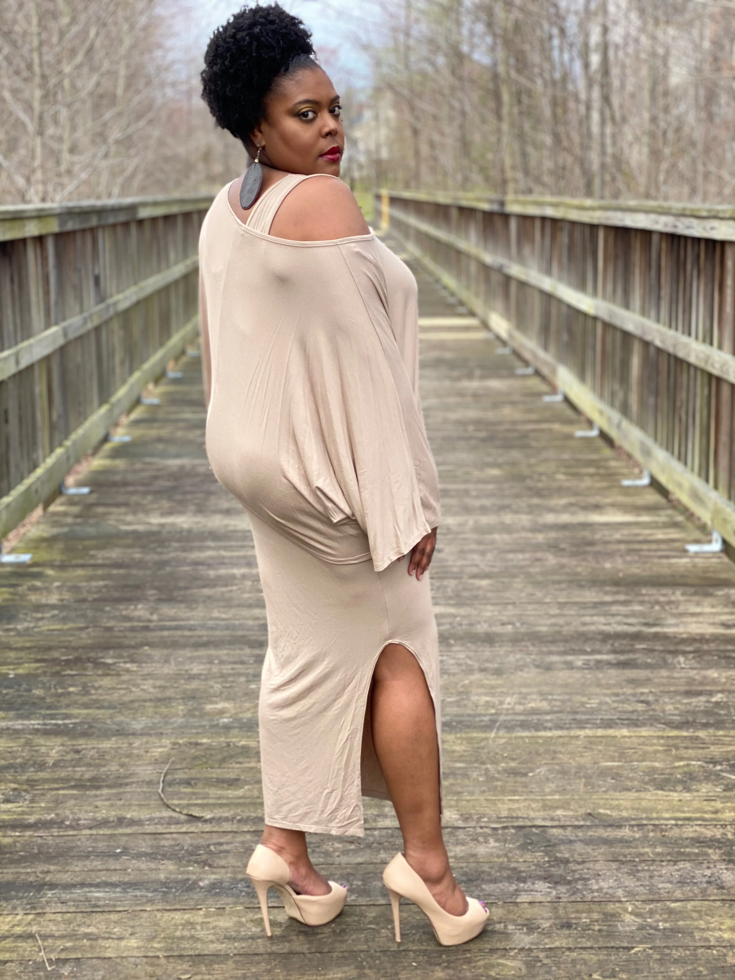 Play It Simple Midi Dress Set