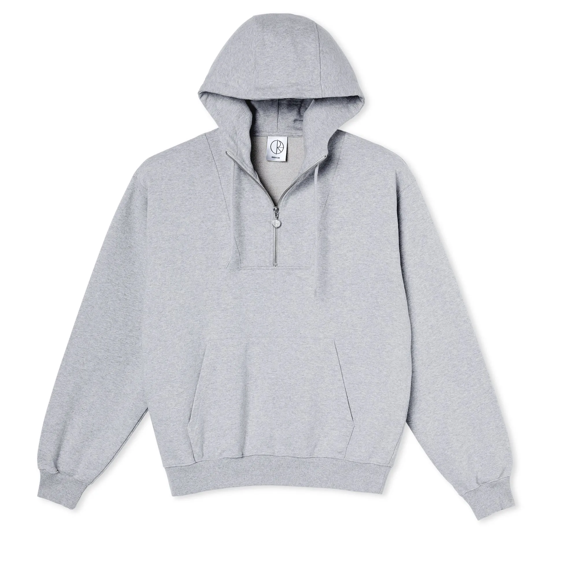 Polar Skate Co. Half Zip Hood Sport Grey
