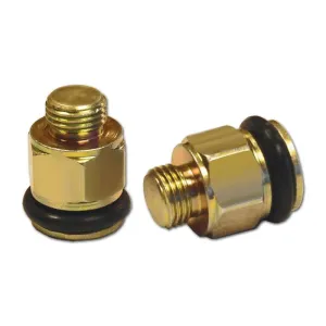 Qualipieces Rollerski Kit of 2 Stopper Bolts/Rubber Rings