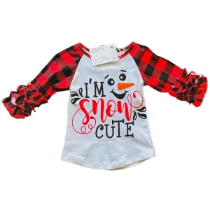 "I'm Snow Cute" Raglan Shirt