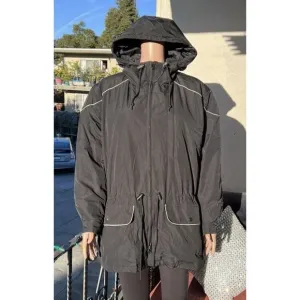 Ralph Lauren Women’s Ski Snow Winter Jacket Adjustable Waist Hood Black Size S